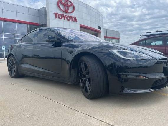 TESLA MODEL S 2022 5YJSA1E55NF477418 image